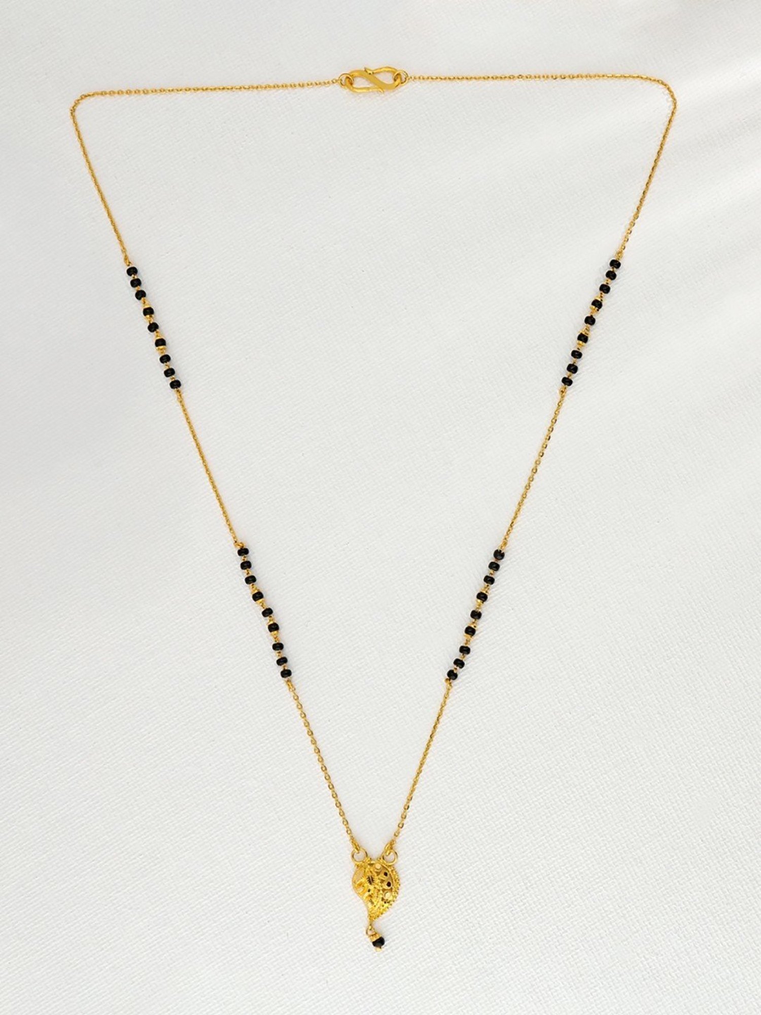 P.N.Gadgil Jewellers 22k Designer Fleur Mangalsutra