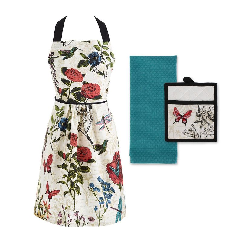 Gallerie II Skeleton Pattern Full Apron