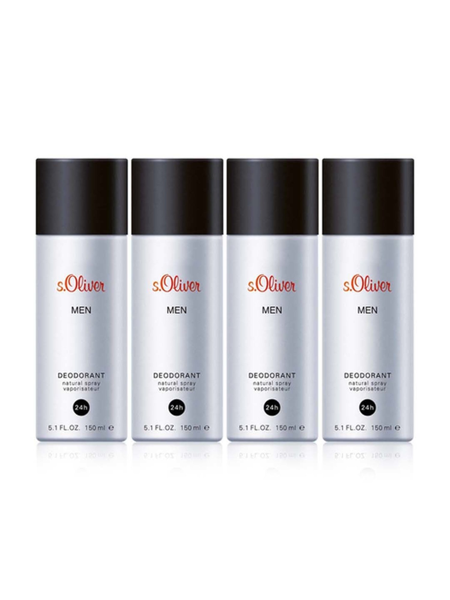 s.Oliver Men Deodorant Spray (Pack of 4)