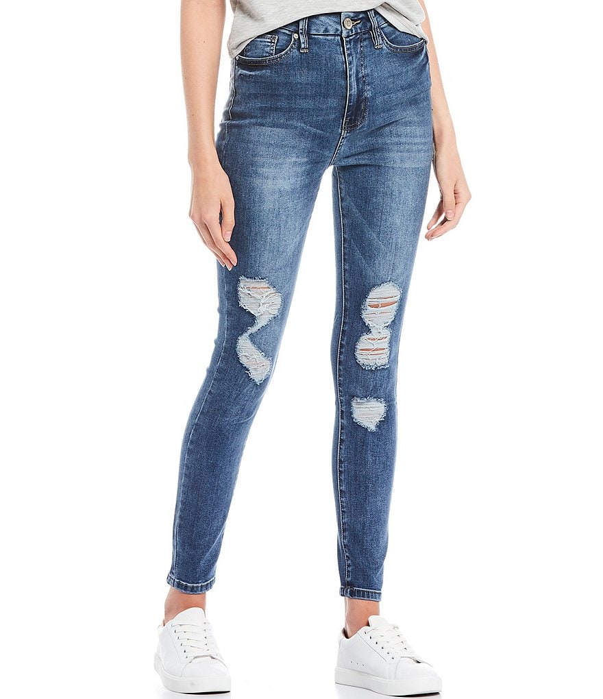 YMI Jeanswear High Rise Curvy Fit Skinny Jeans