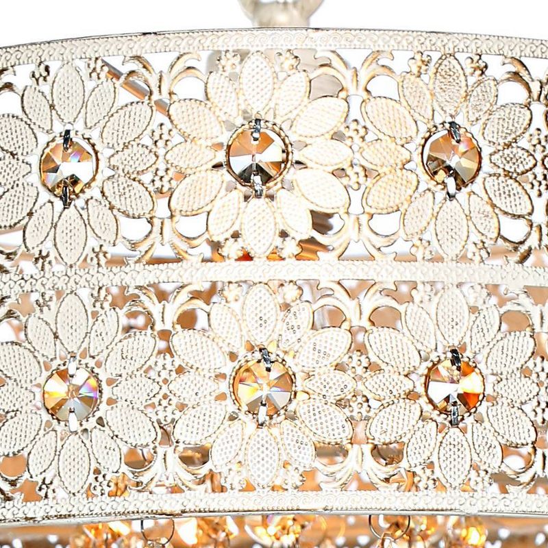 12.5" Jeweled Blossoms Hanging Ceiling Light - River of Goods