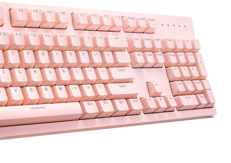 Thunderobot KC5 104R pink Hard Candy red switch 104keys All Keys without Conflict Waterproof and dust-proof mechanical gaming keyboard