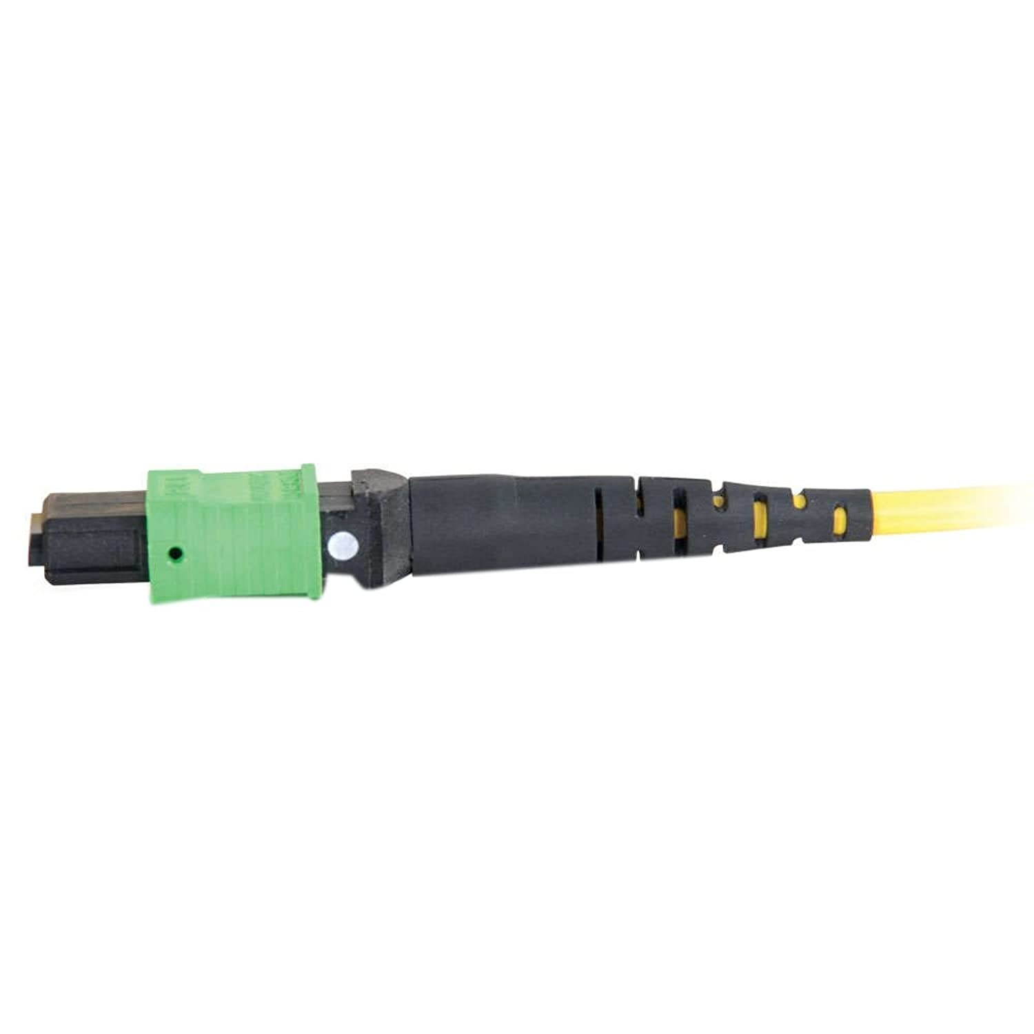 Monoprice OM4 Fiber Optic Cable - 15m (Meter) - LC/UPC-SC/UPC, Multi Mode, Duplex, 50/125 Type, 2.0mm, PVC