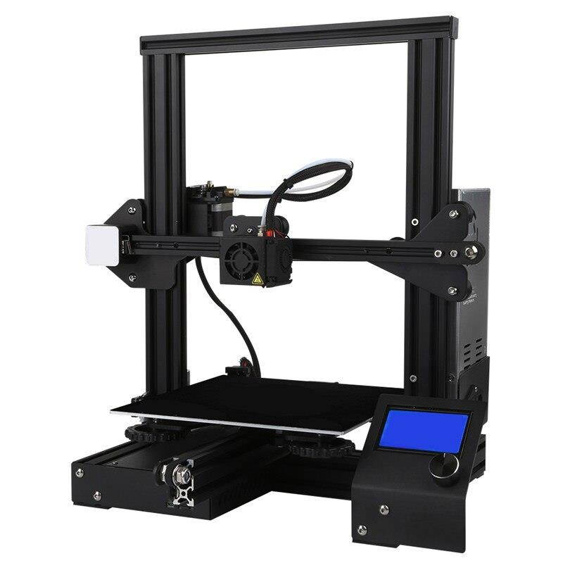 V-slot prusa-I3 DIY 3D Printer Kit 220x220x250mm Printing Size With Extruder 1.75mm 0.4mm Nozzle