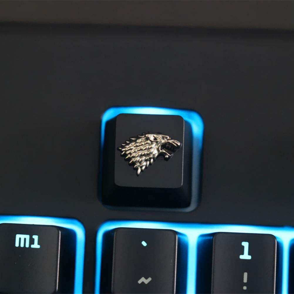 Mugen House Stark Game of Thrones Custom Keycaps for Cherry MX Switches - Fits Most Mechanical Gaming Keyboards - with Keycap Puller