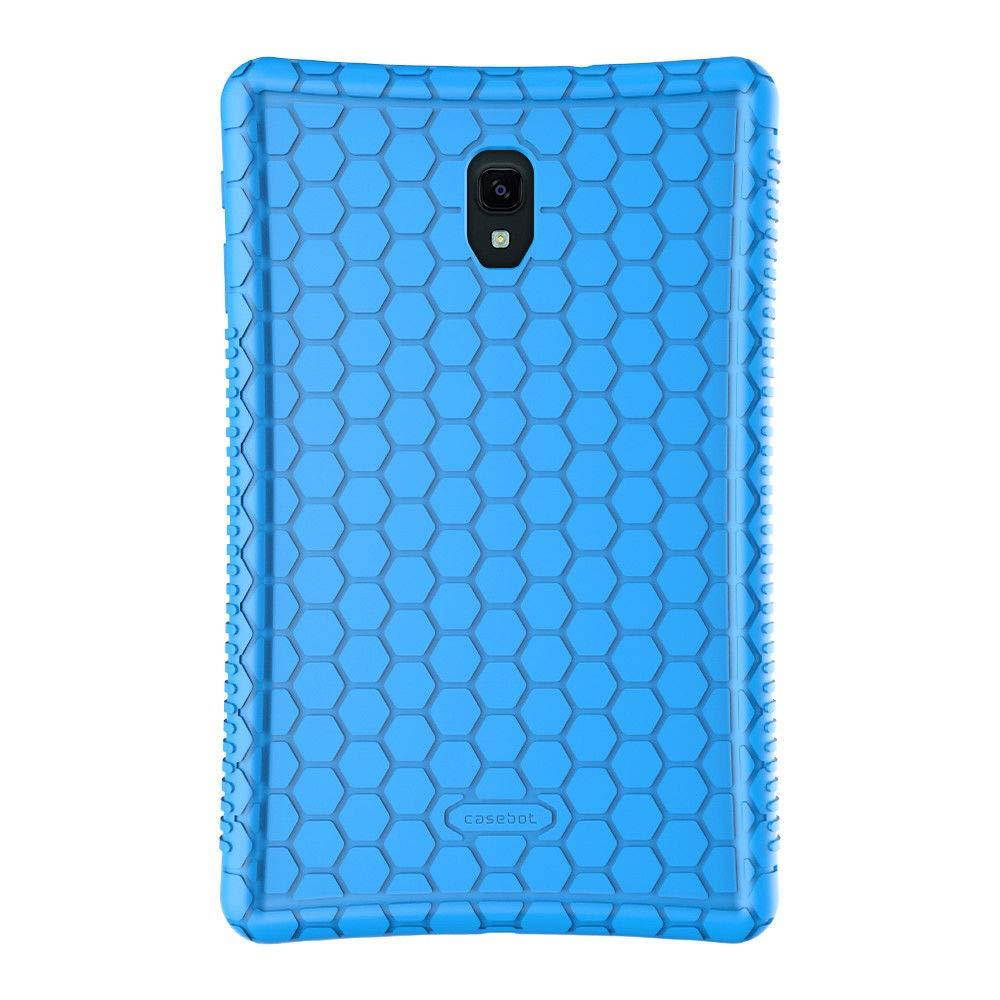 FastSun Samsung Galaxy Tab A 10.5 Case, Shockproof Silicone Rubber Cover Hard Protective Honey Comb Pattern Case for Samsung Galaxy Tab A 10.5 SM-T590/T595 2018 Release Tablet (Red)