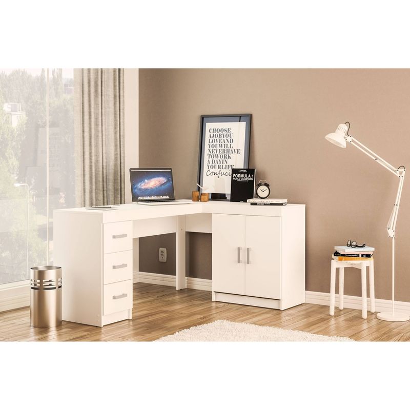 Mayne Corner Desk White - Chique