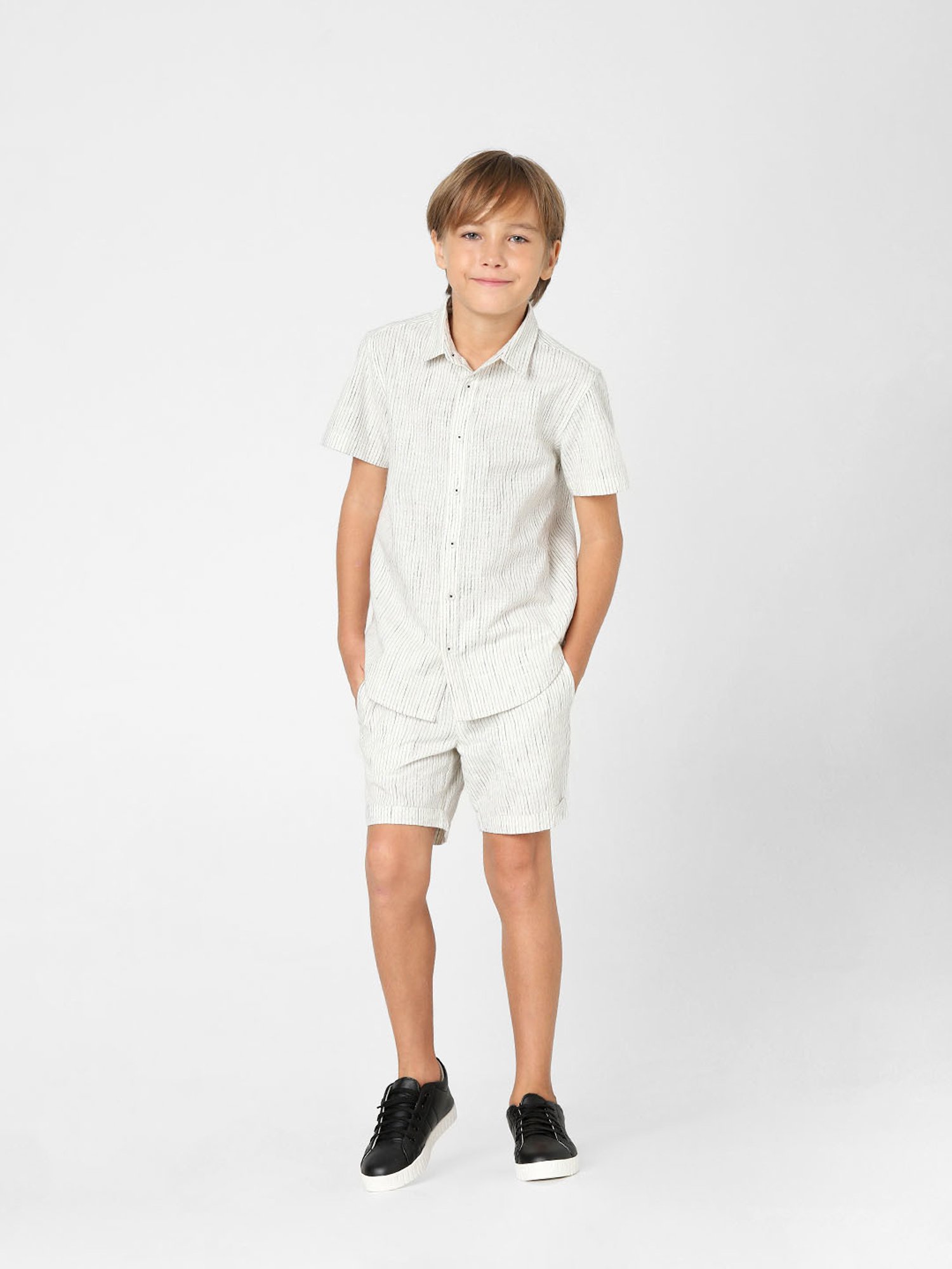 Jack & Jones Junior White Striped  Shirt