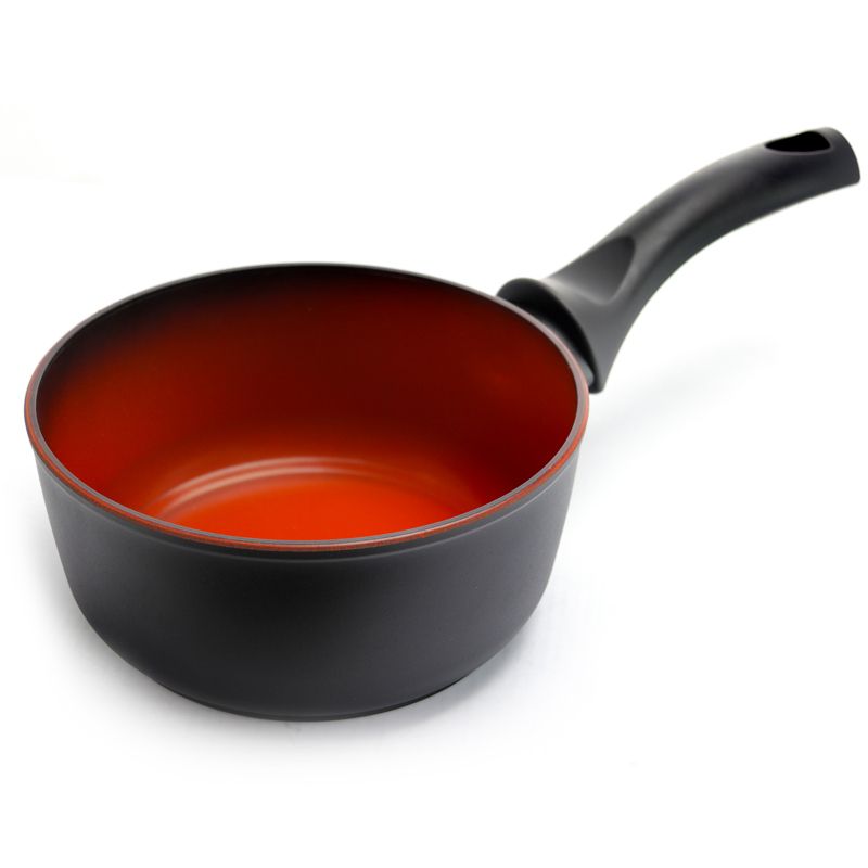 Gibson Tosca Terra-Cotta 1.4 Quart Aluminum Sauce Pan