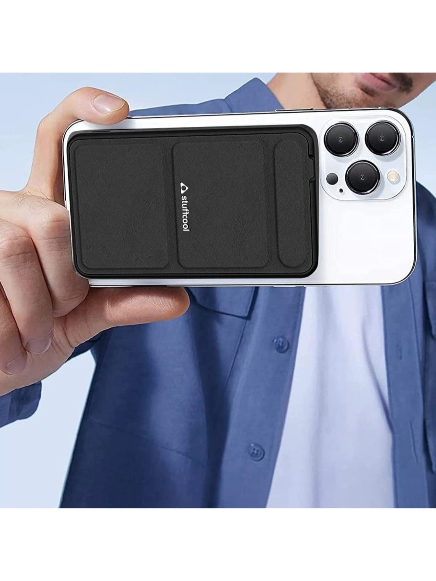 Stuffcool PB9063W 5000mAh Magnetic Powerbank Compatible with Apple Watch (Black)