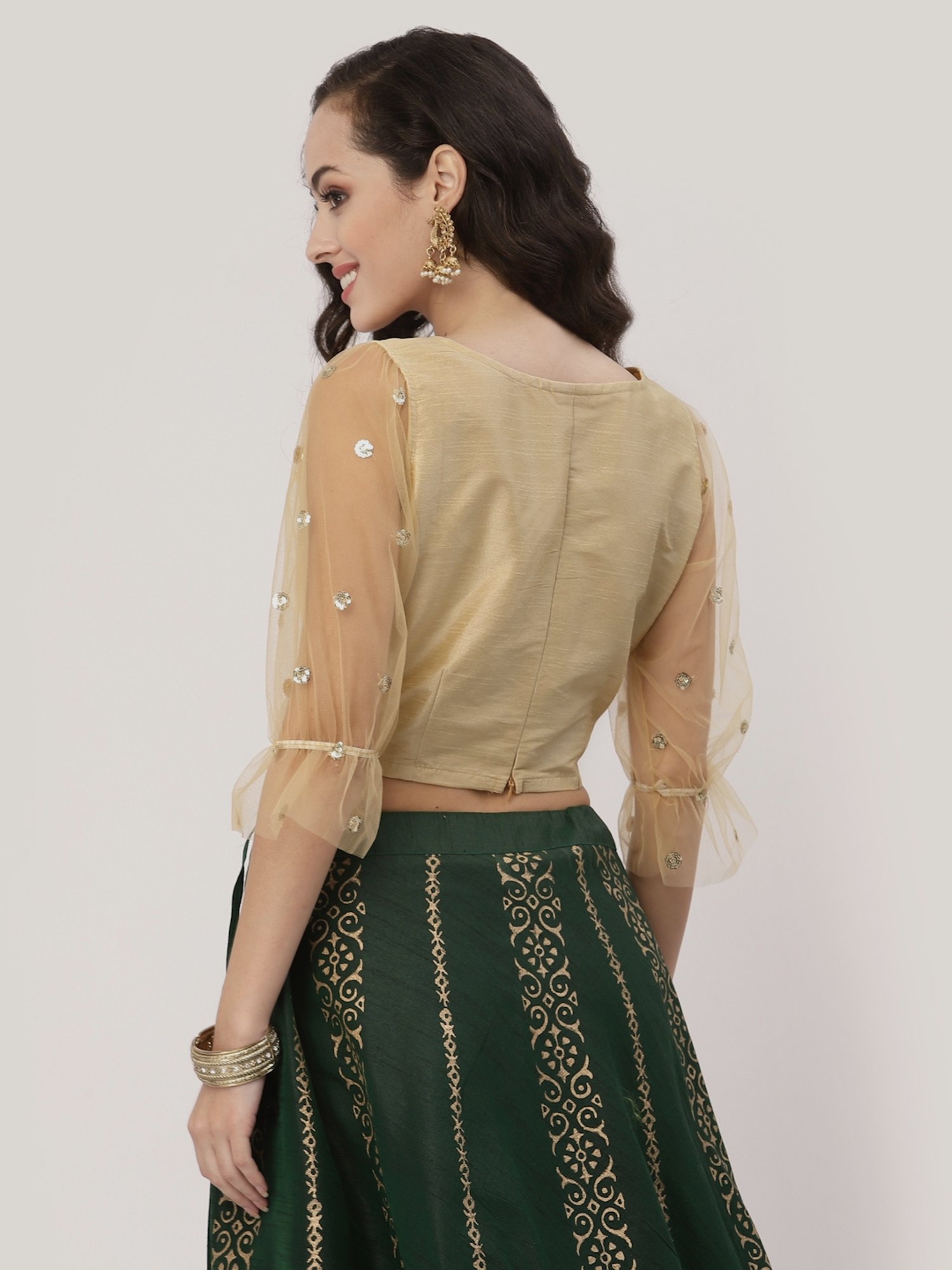 Studiorasa Golden Plain Choli