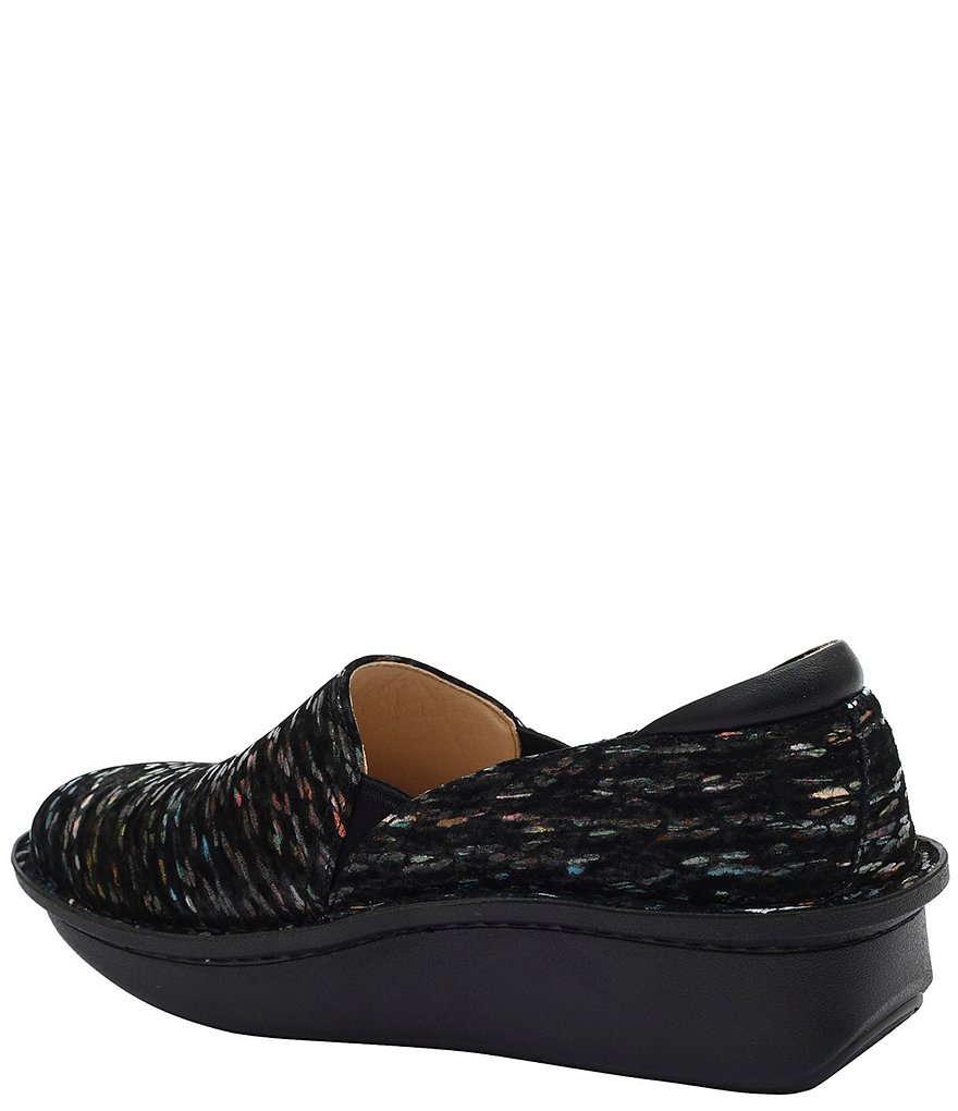 Alegria Debra Obscura Print Leather Clogs