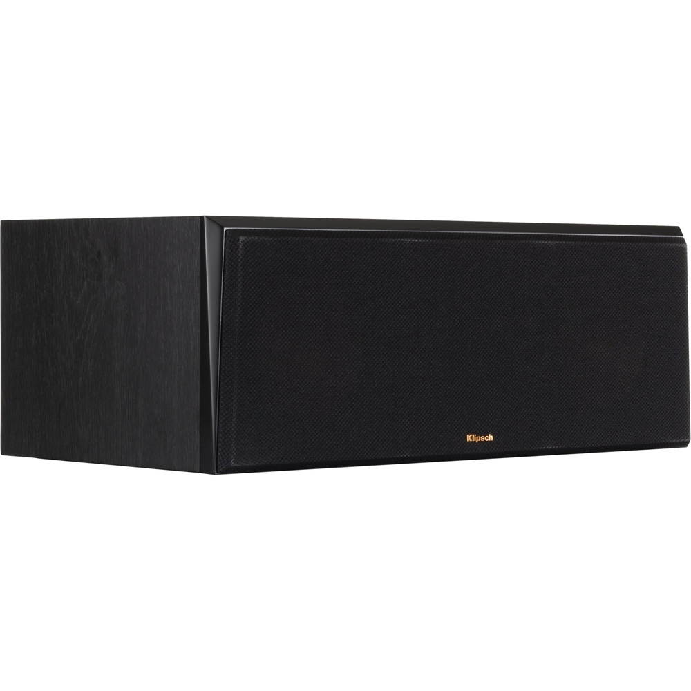 Klipsch - Reference Premiere Dual 6-1/2" 500-Watt Passive 2-Way Center-Channel Speaker - Ebony (1065816RP600CBLACK)