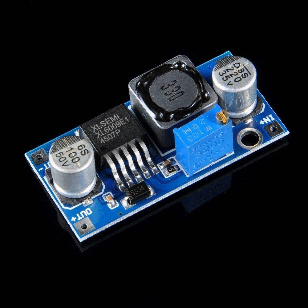 2 pcs Super XL6009 DC-DC Adjustable Step-up Boost Power Converter Module