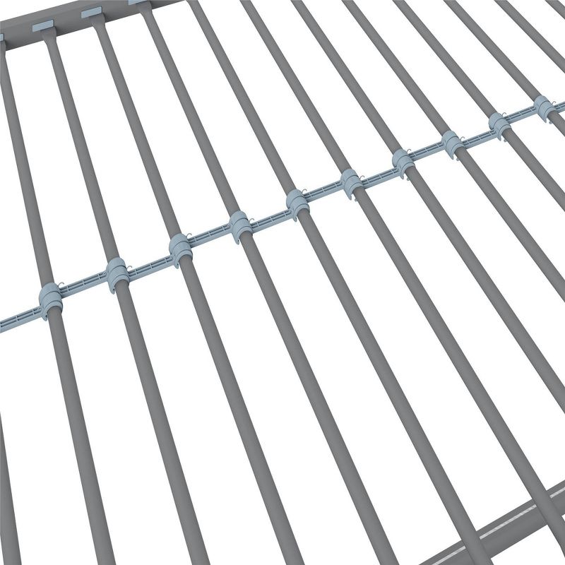 Twin Betony Kids' Bunk Bed with Storage Bins Silver - Room & Joy