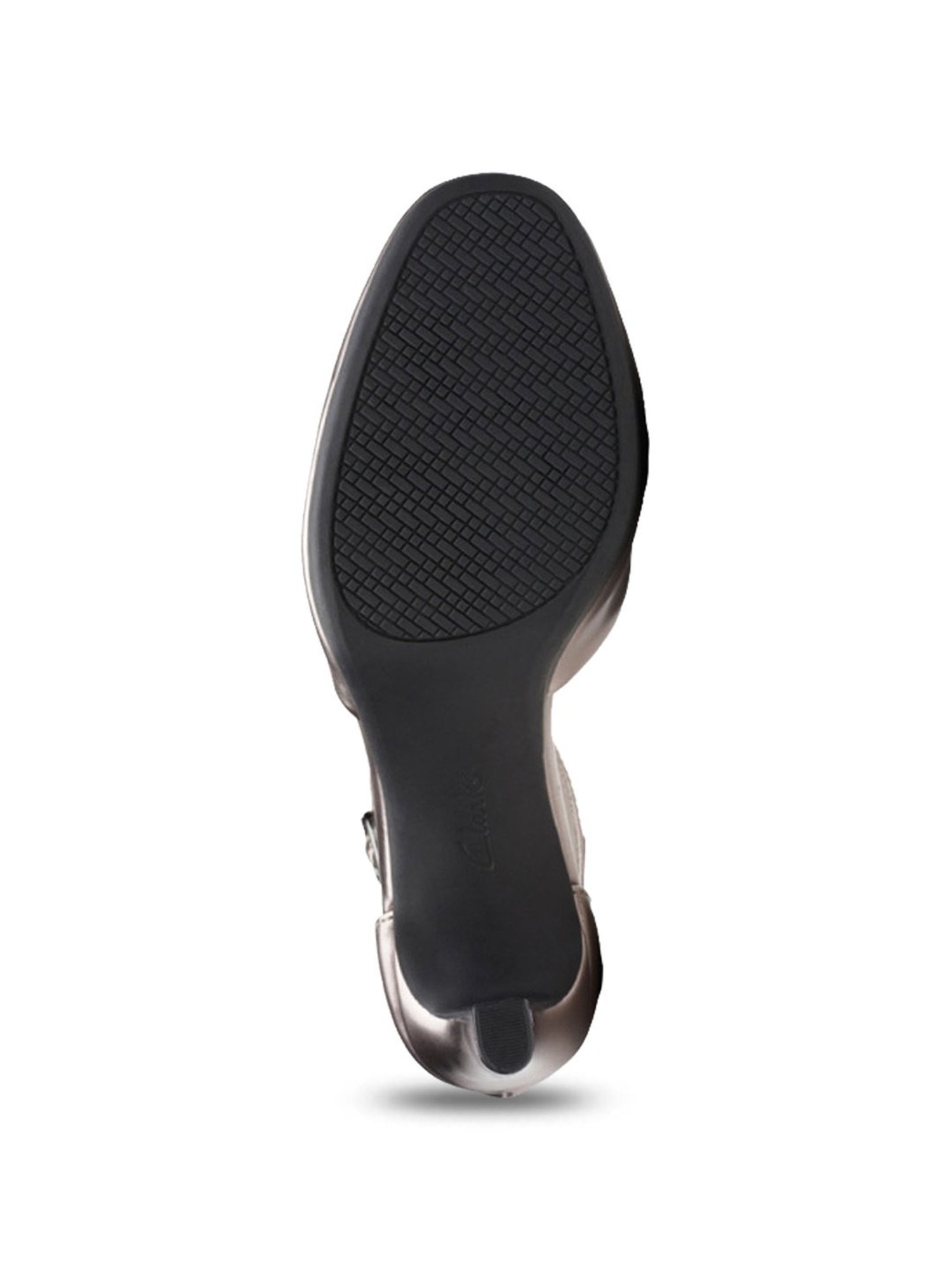 Clarks Women's Ambyr2 Cove Gun Metal Ankle Strap Stilettos