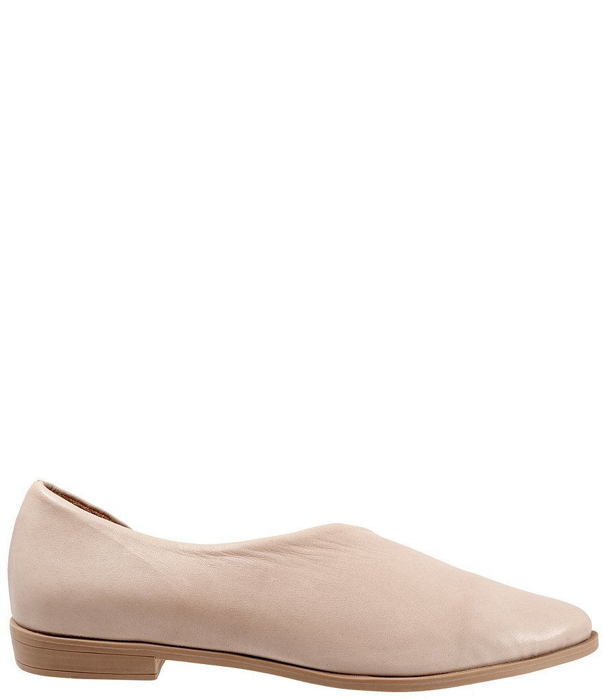 Bueno Brandi Asymmetric Leather Slip-On Loafers