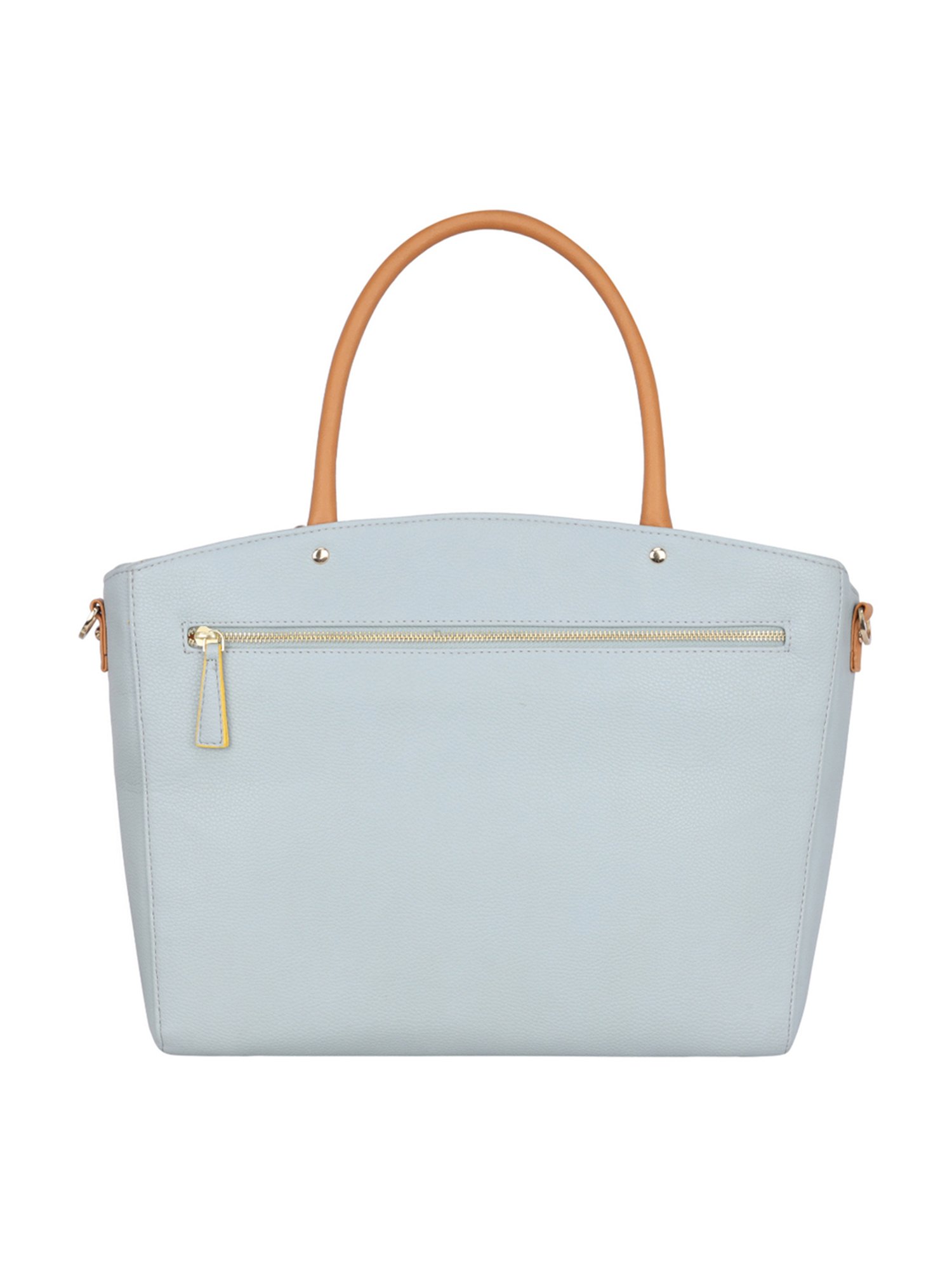 Eume Orchid Skyblue Leather Shoulder Bag