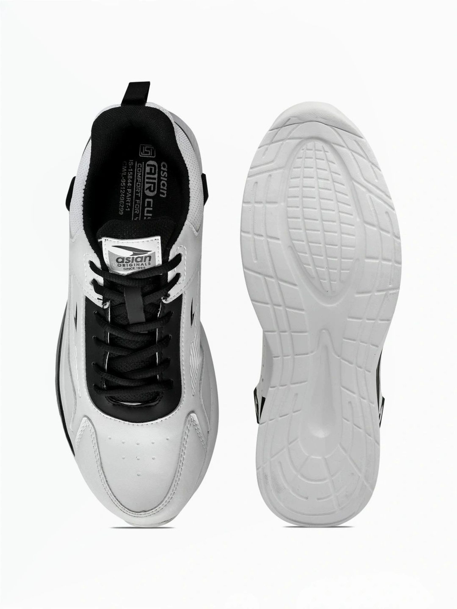 Asian Men's White Casual Sneakers
