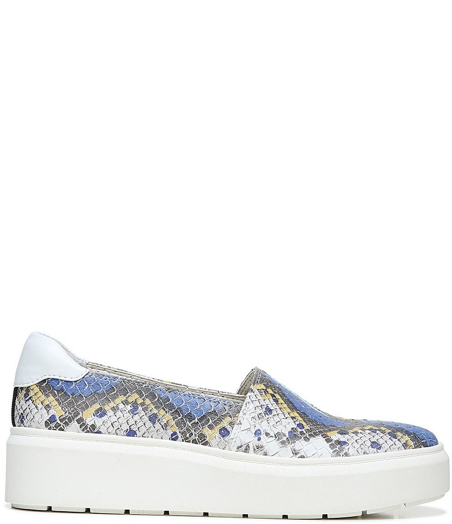 Franco Sarto Lodi2 Snake Print Slip-On Platform Sneakers
