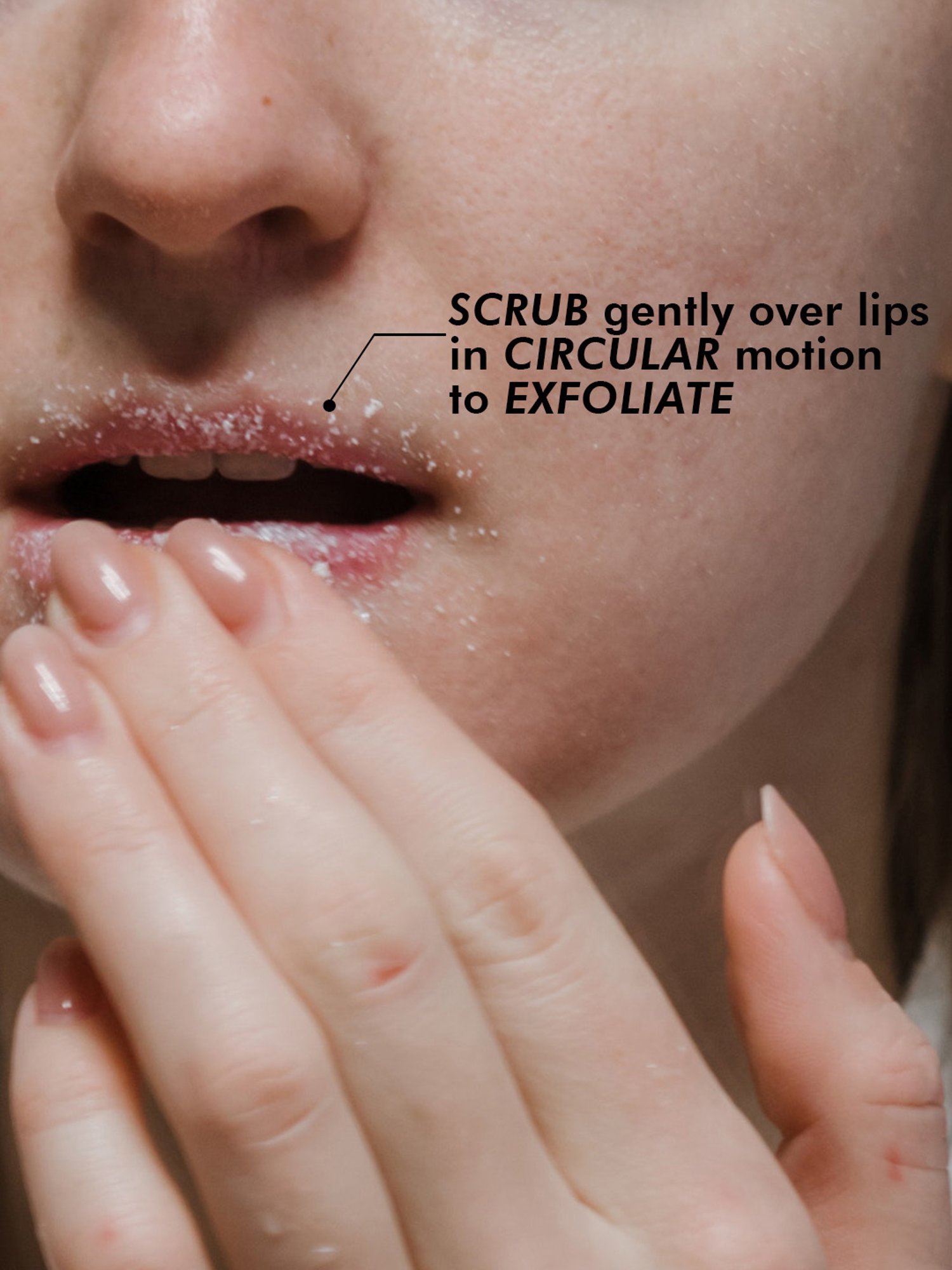 ENN Sugar Rush Nourishing Lip Scrub with Pomegranate & Vitamin E - 6 gm