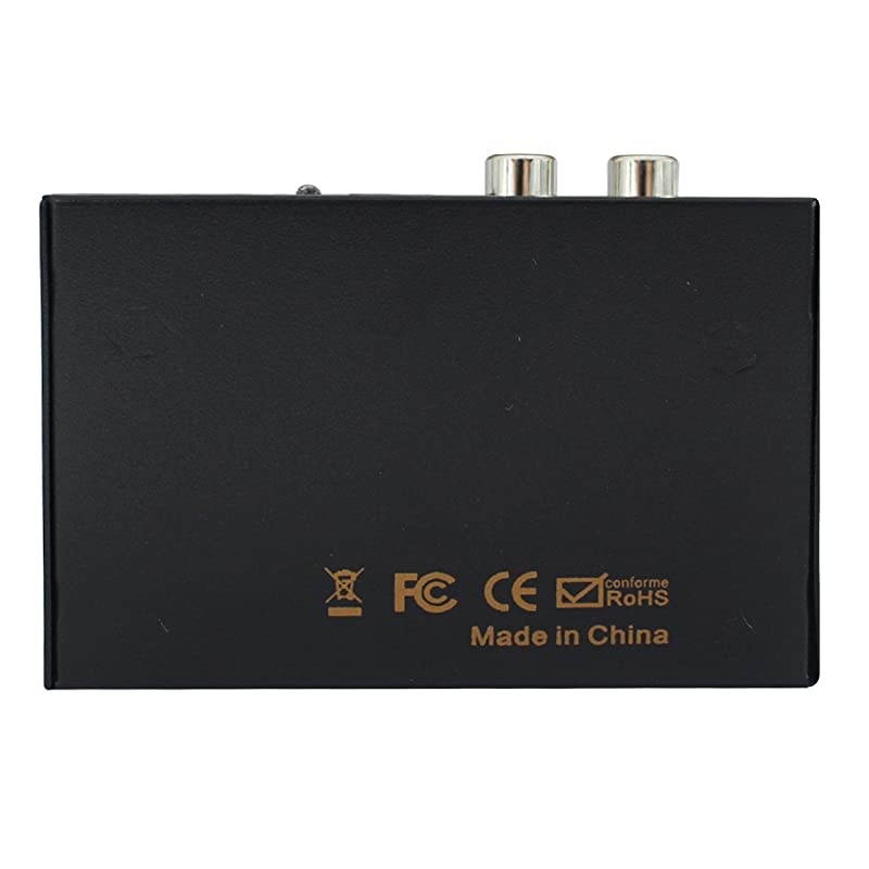 HDMI Audio Extractor HDMI to HDMI + Optical TOSLINK SPDIF + Analog RCA LR Stereo Audio Video Splitter Converter for Bluray Player Xbox PS3 PS4 Support Full HD3D
