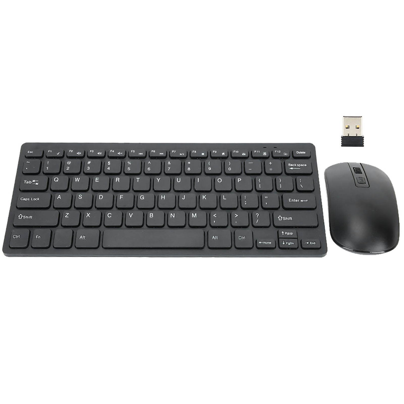 Wireless Keyboard&Mouse Combo 78 Keys 2.4G Stable Connection Ultra Thin Cordless