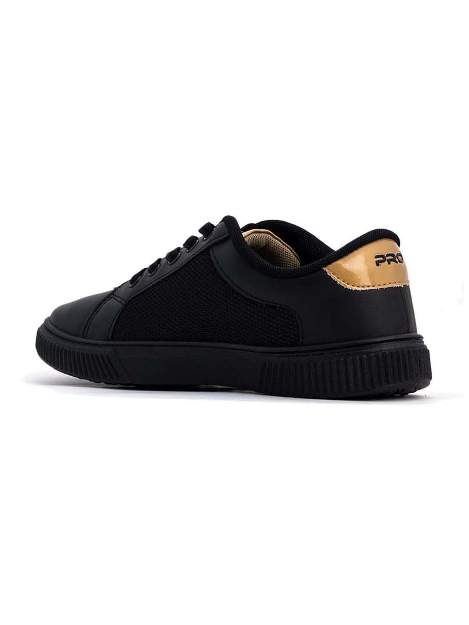 Pro by Khadim's Women's Black Sneakers
