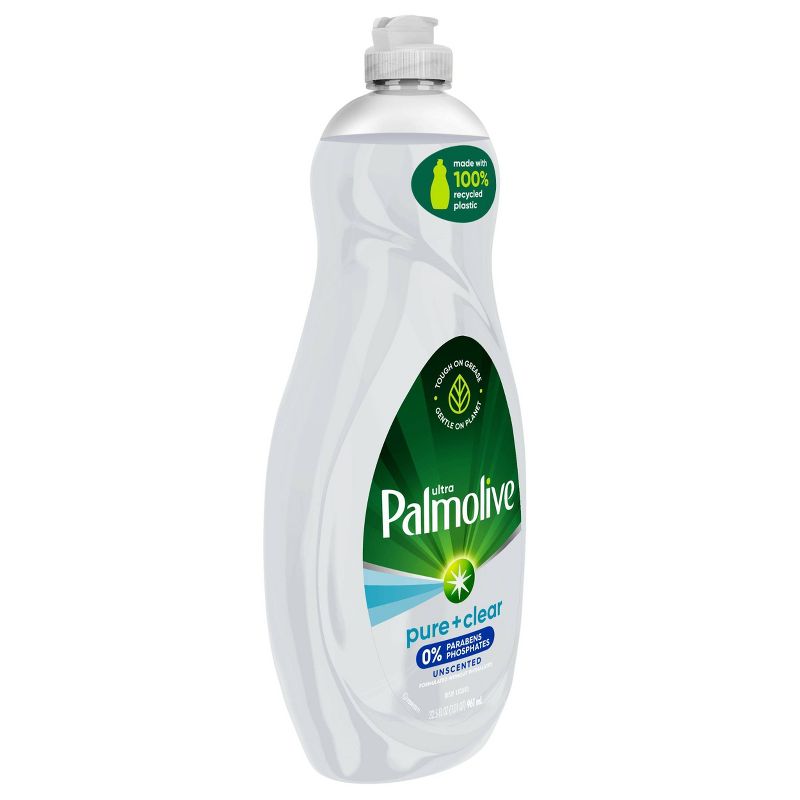 Palmolive Ultra Pure + Clear Liquid Dish Soap Detergent - Fragrance Free - 32.5 fl oz