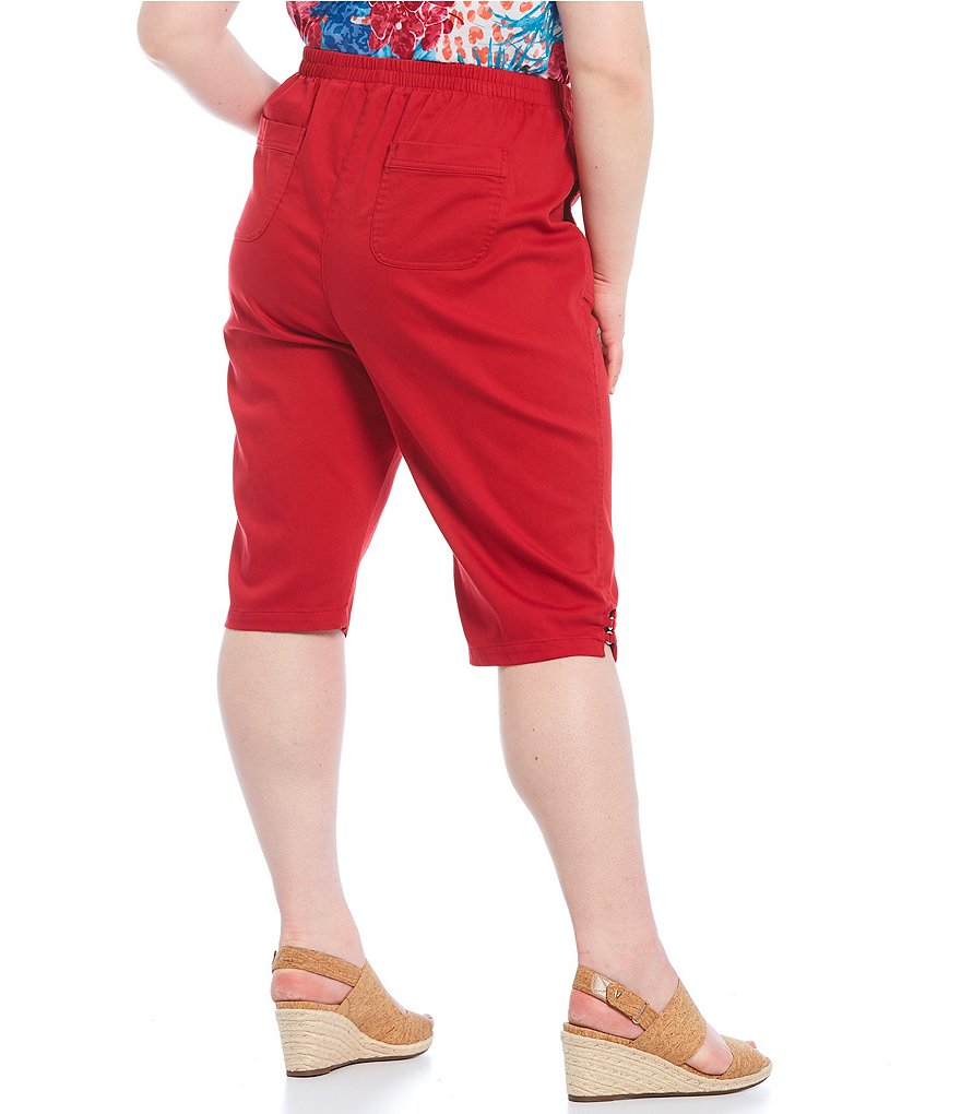 Vince Camuto Plus Size Tencel Drawstring Shorts