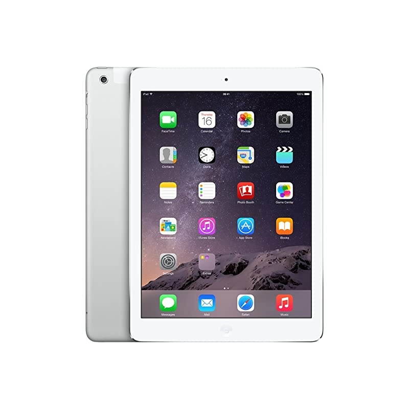 iPad Air 2 MH2N2LL/A (64GB , Wi-Fi + 4G, Silver) NEWEST VERSION (Renewed)