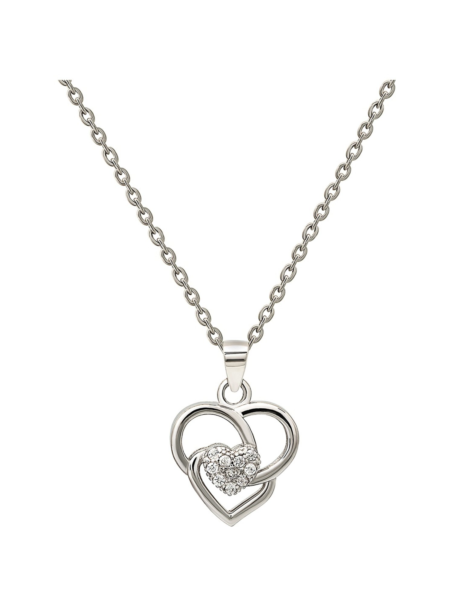 Silberry 92.5 Sterling Silver Adore Me Pendant Chain