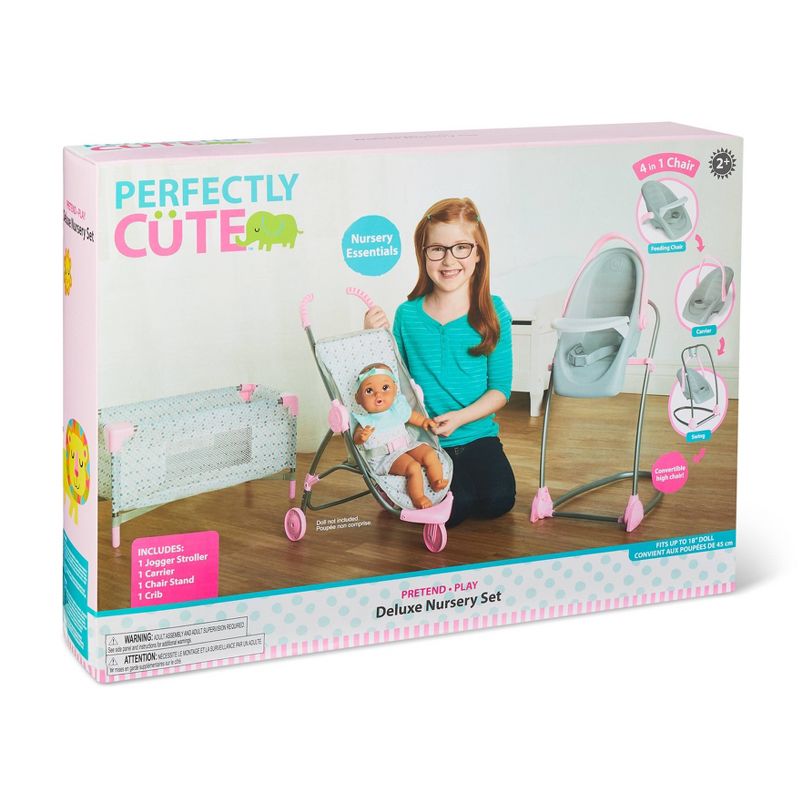Perfectly Cute Deluxe Nursery 4pc Set