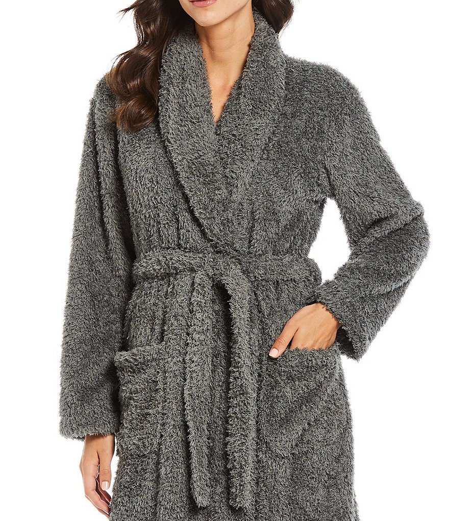 Little Giraffe Stretch Chenille Microfiber Wrap Robe