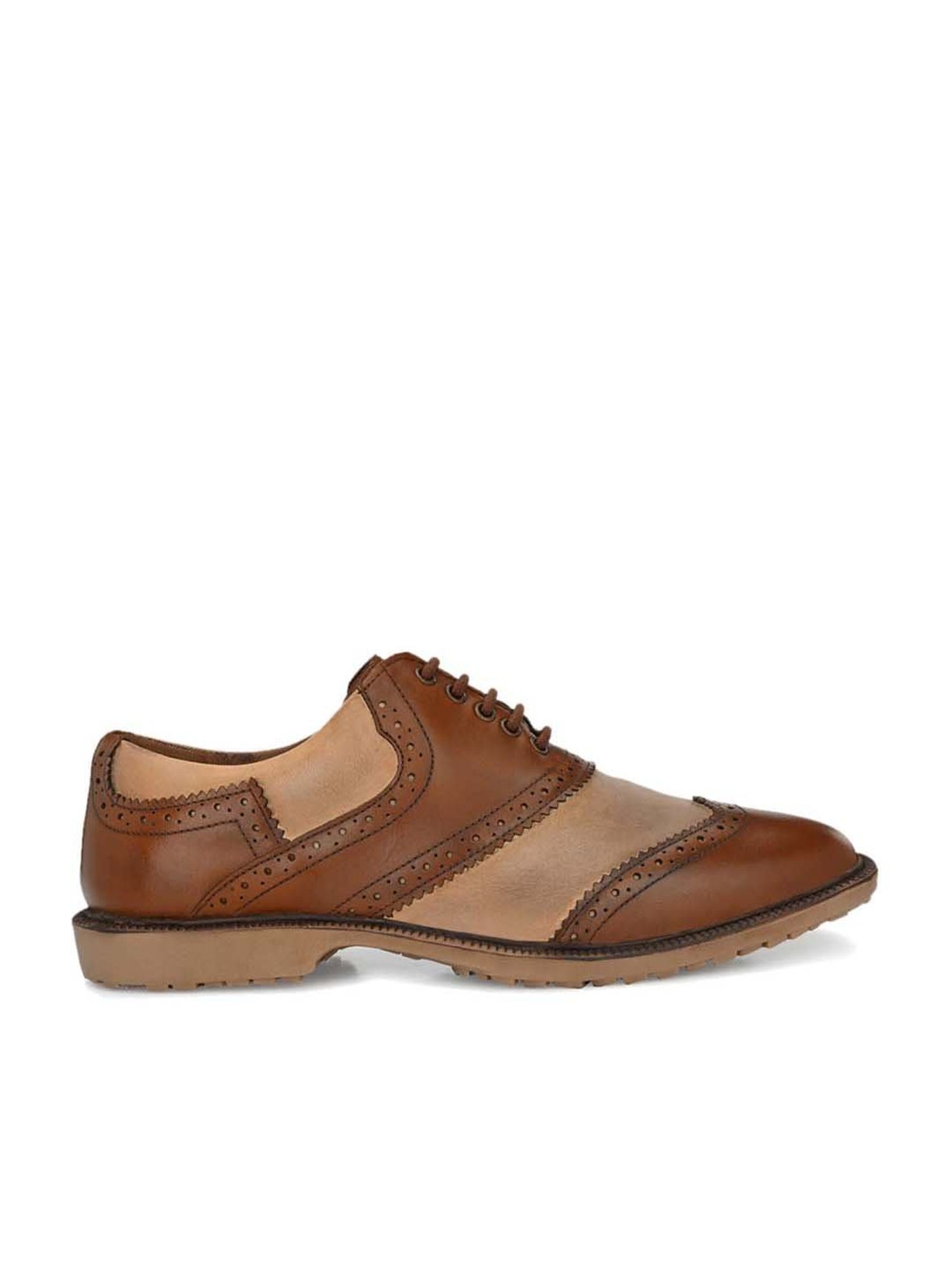 Carlo Romano Men's Brown Oxford Shoes