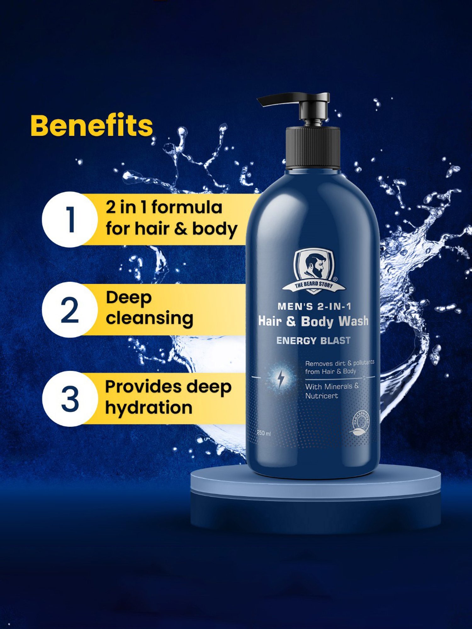 Spruce Shave Club Charcoal Body Wash - 200 gm