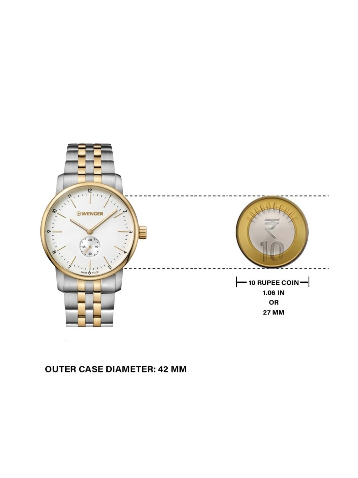 Wenger Swiss Made 01.1741.125 Urban Classic Analog Watch for Men