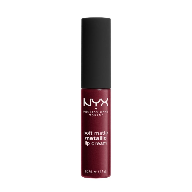 NYX Professional Makeup Soft Matte Metallic Lip Cream Copenhagen - 0.22 fl oz