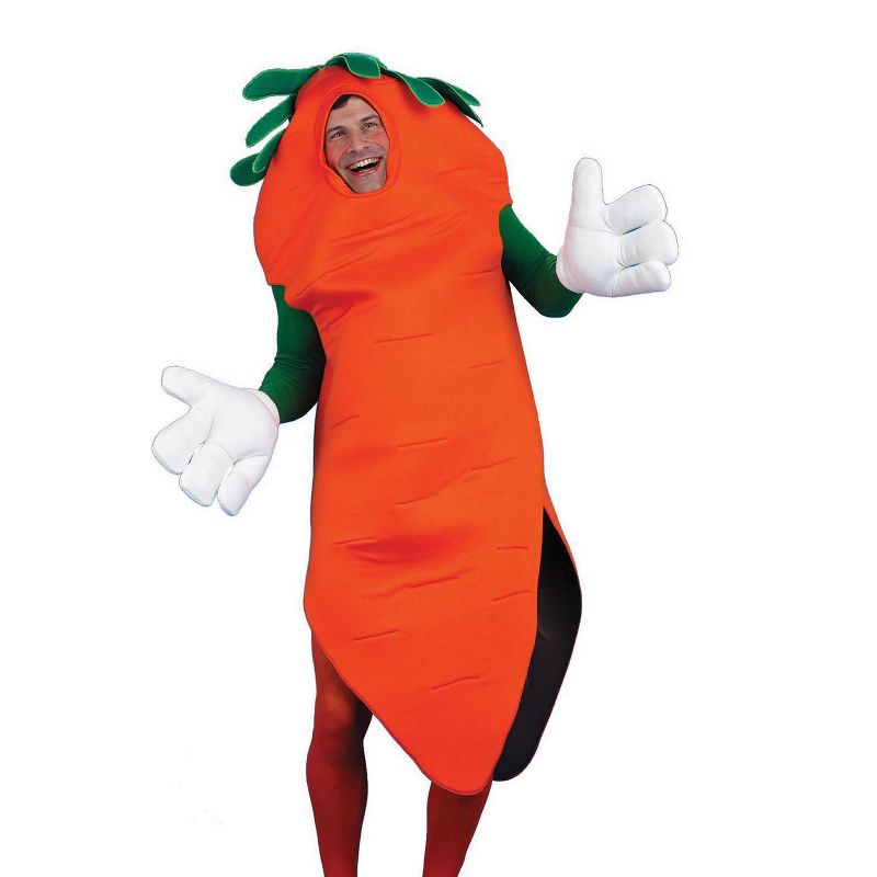 Adult Carrot Halloween Costume One Size