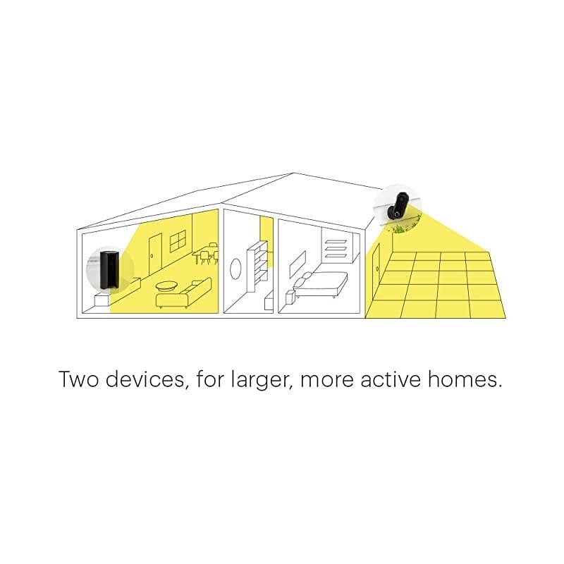 Flex 2 Pack Outdoor Indoor Home Security Camera with Premium Service (1 YR Free Incl.) | Weatherproof, Wire-Free or Plugged in, 2-Way Talk, 30-Day Video Cloud