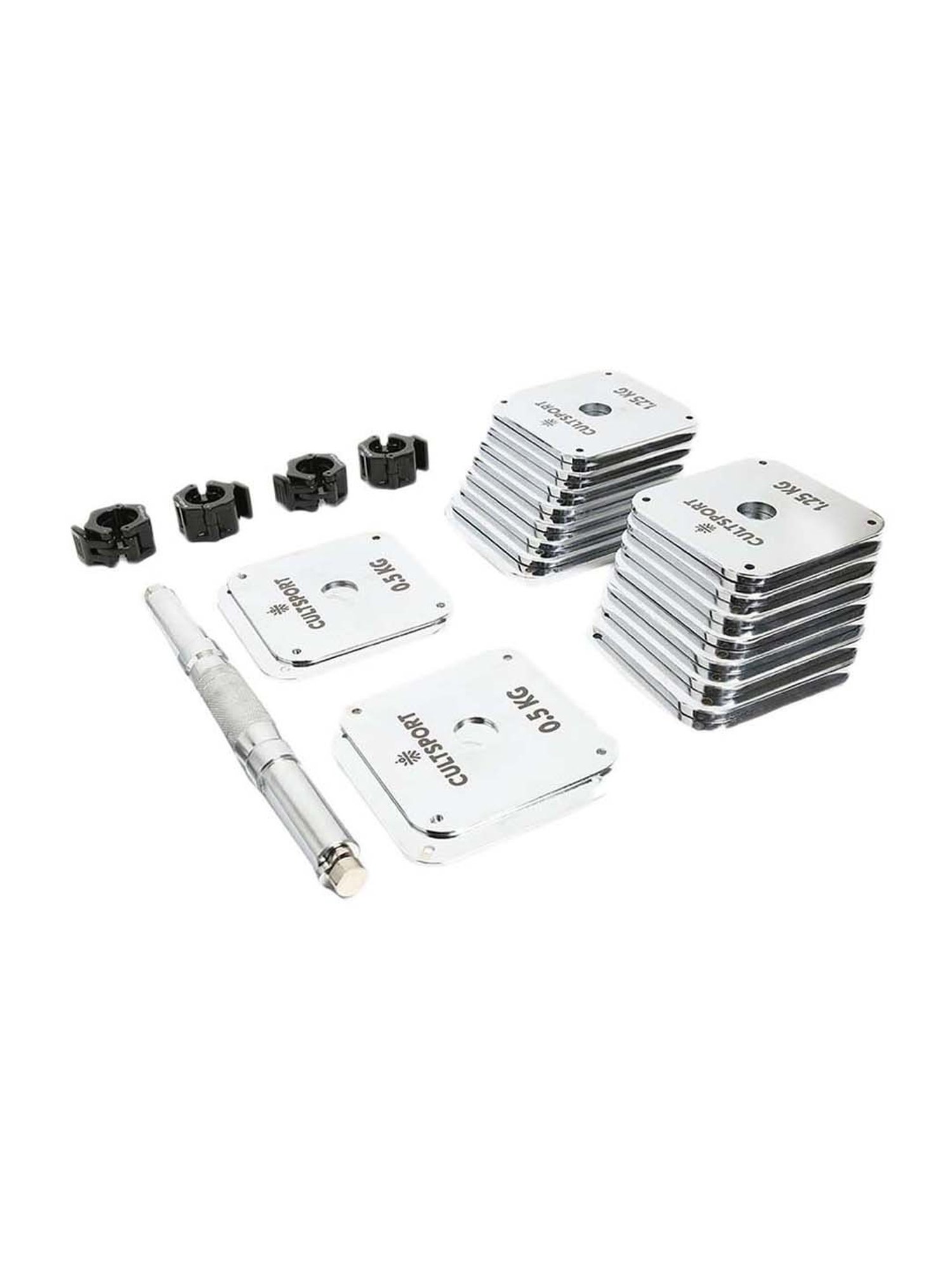 Cultsport Adjustable Dumbells Set of 2 (12.5Kg)