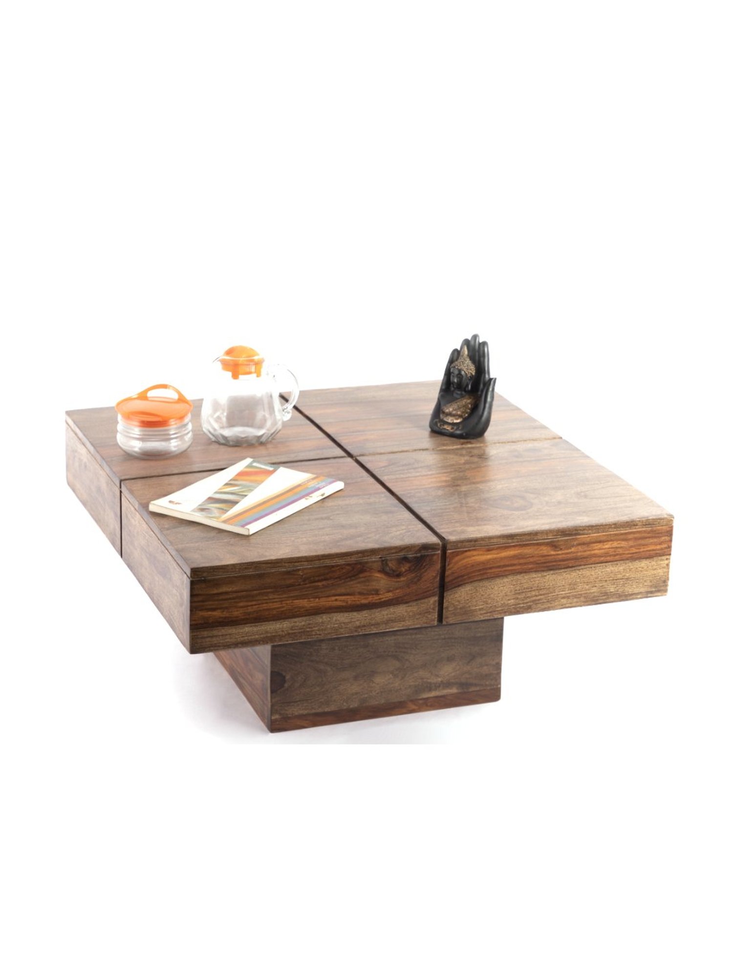 Glass Oval Living Room Metal Coffee Table - Saracina Home