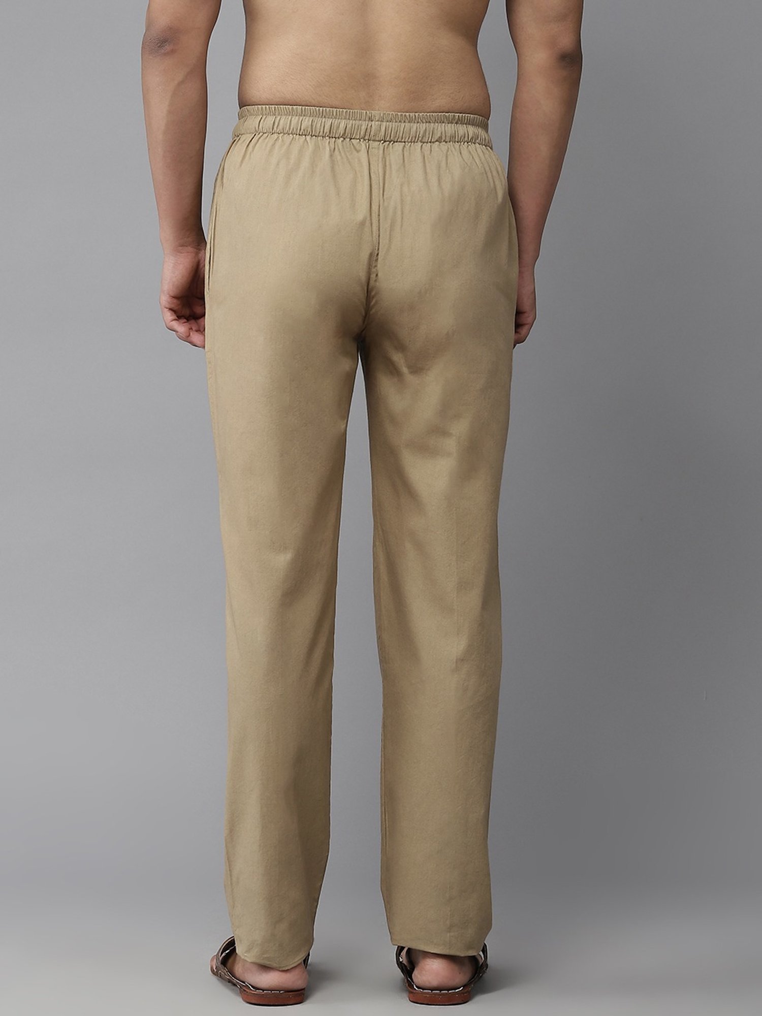 See Designs Brown & Beige Cotton Regular Fit Pyjamas