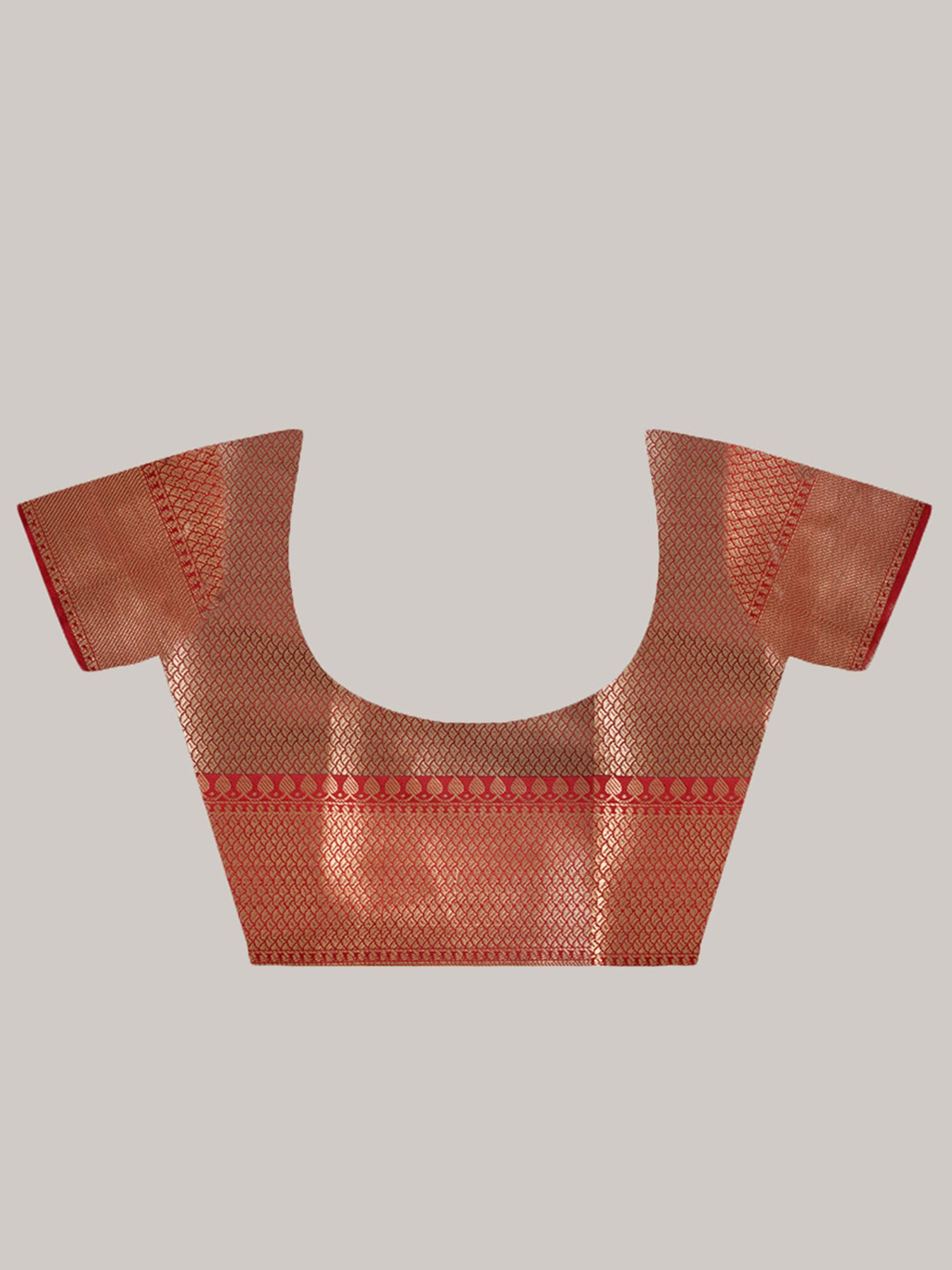 Unnati Silks Grey Cotton Printed Saree With Unstitched Blouse