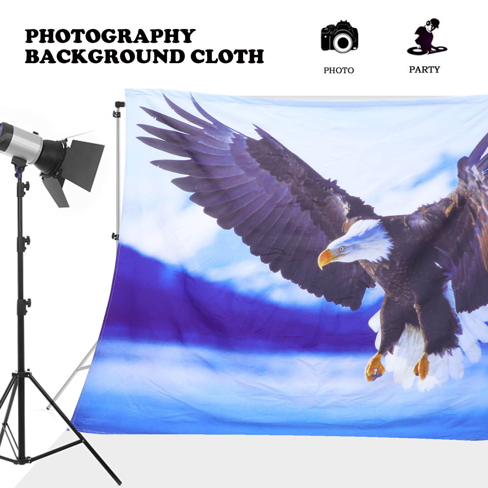 1Pc Birds Eagle Design Hanging Cloth Multifunction Background Cloth Tapestry