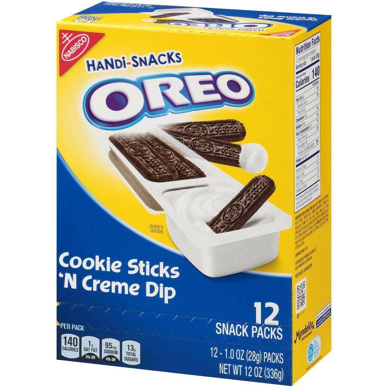 Handi-Snacks Oreo Cookie Sticks 'N Crème - 12ct
