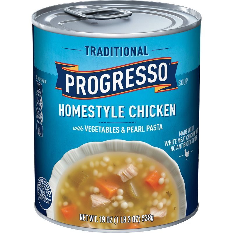 Progresso Homestyle Chicken with Vegetables & Pearl Pasta Soup - 18.5oz