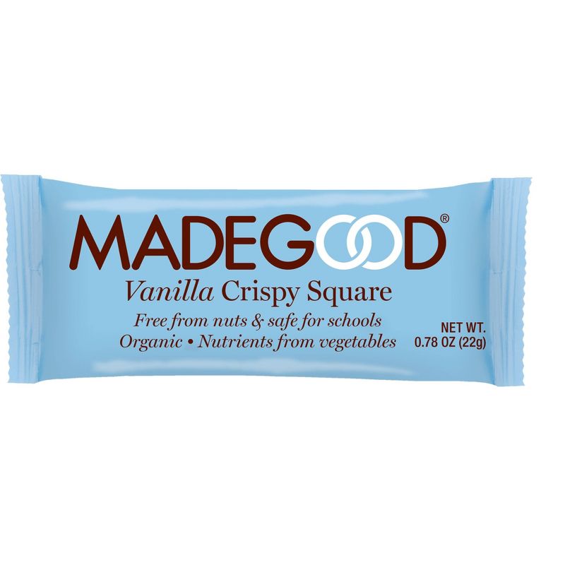 MadeGood Vanilla Crispy Squares - 6pk