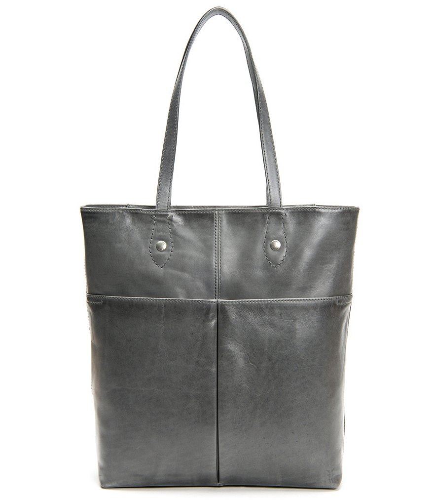 Frye Melissa Simple Italian Leather Zip Tote Bag