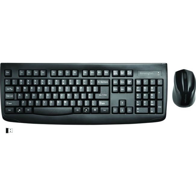 Kensington Technology K72324USA Kensington KB K72324USA Pro Fit KB and MC Wireless Desktop Set Black Retail